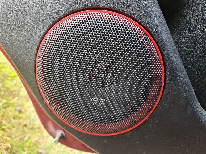 Grille adapter for Golf 3 door speakers 6.5 inches (16.5 cm) 3D Print 385419 Grille adapter for Golf 3 door speakers 6.5 inches (16.5 cm) 3D Print 385419