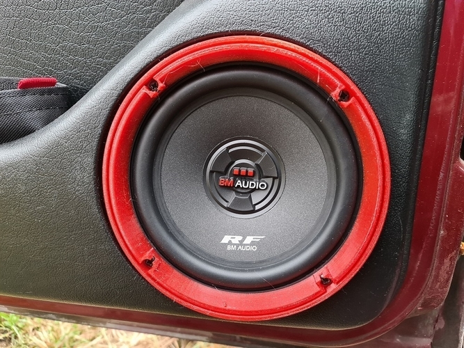Grille adapter for Golf 3 door speakers 6.5 inches (16.5 cm) 3D Print 385421 Grille adapter for Golf 3 door speakers 6.5 inches (16.5 cm) 3D Print 385421