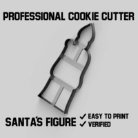 Small Santa´s figure cookie cutter 3D Printing 386455
