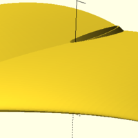 Small Manta Ray Gull wing unifoil. 3D Printing 387214