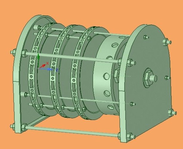 Perendev Magnet Motor with generator  3D Print 38723