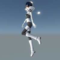 Small Space Girl Carla 3D Printing 38828