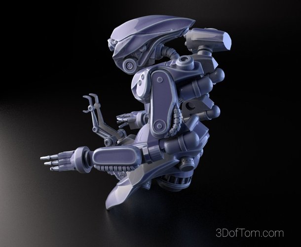 S.U.E. MakerTron Robot 3D Print 38851
