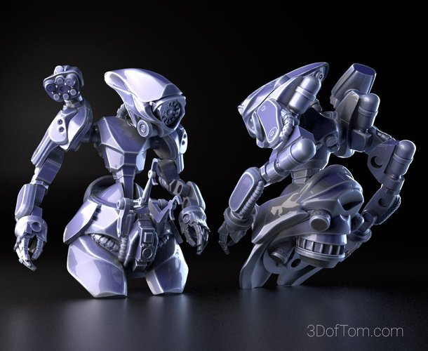 S.U.E. MakerTron Robot 3D Print 38855