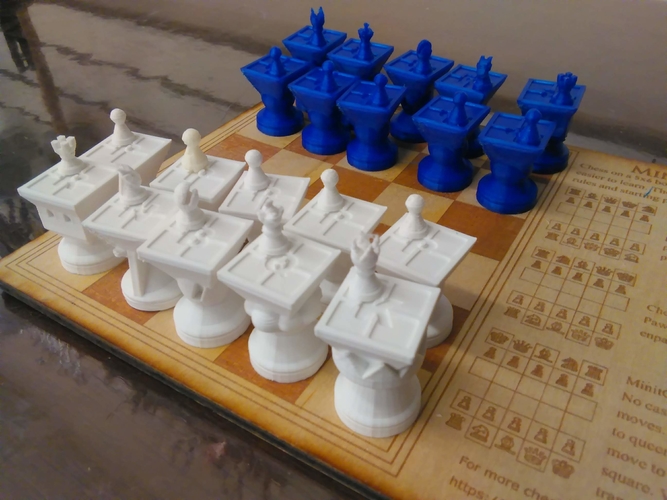 MetaChess Chess-on-Chess game variant 3D Print 388589