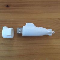Small Toti Submarine USB flash drive  3D Printing 38930