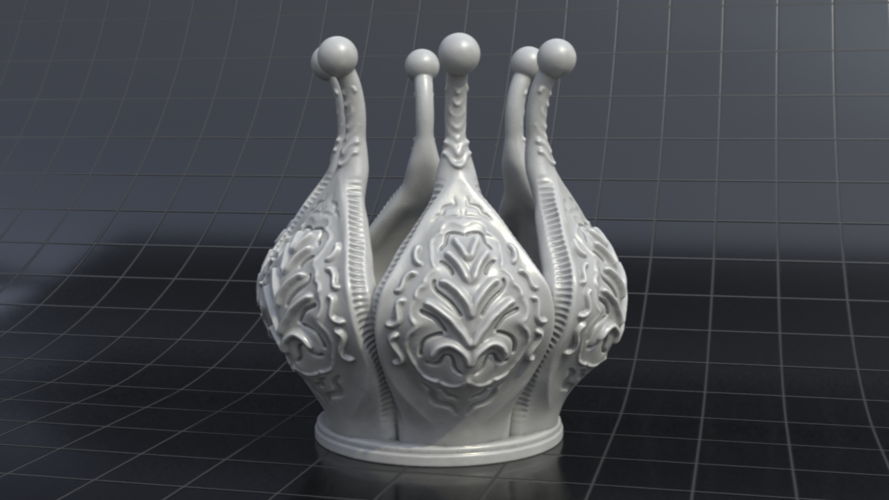 Crown 3D Print 389554 Crown 3D Print 389554