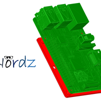 Small Raspberry Pi 2 wall mount 3D Printing 38965