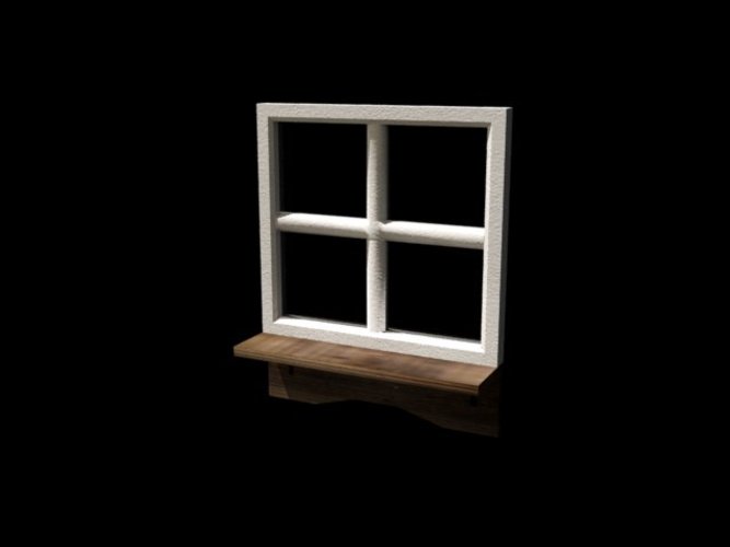 A window+shelf 3D Print 39039