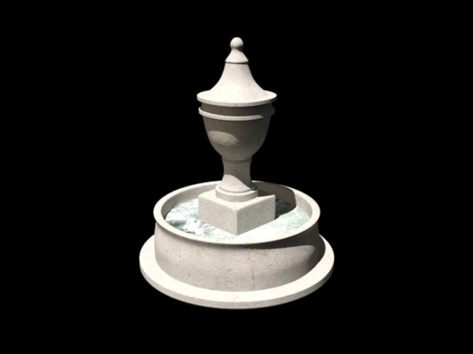 An Old Water Fountain ! 3D Print 39060