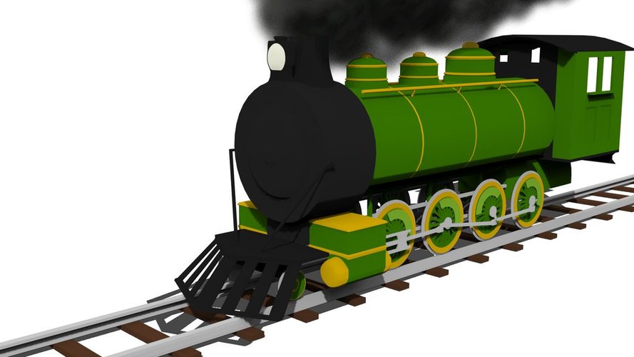 A steam train 3D Print 39070