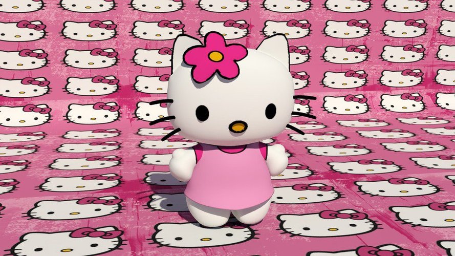 Hello Kitty Character 3D Print 39074