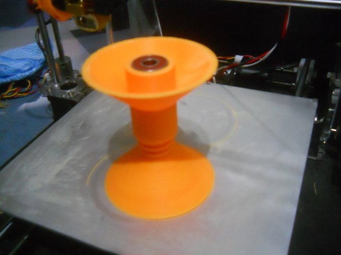 Adjustable threaded filament spool holder 3D Print 39280