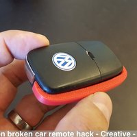 Small Volkswagen broken car remote hack 3D Printing 39340