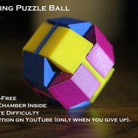 Small Baffling Puzzle Ball 3D Printing 39504