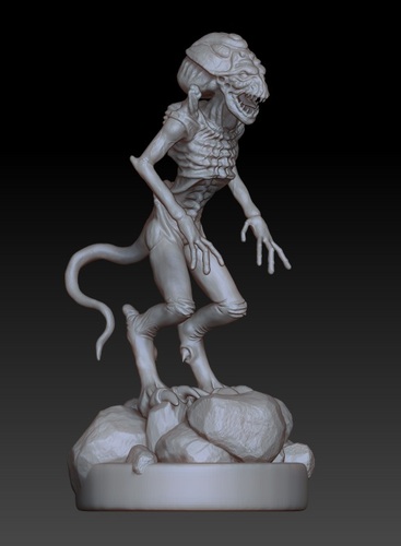 Demon Creature 3D Print 3953