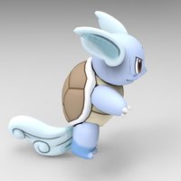 Small Wartortle 3D Printing 39586