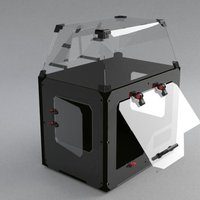Small makerbot replicator2 Dust-proof enclosure 3D Printing 39624