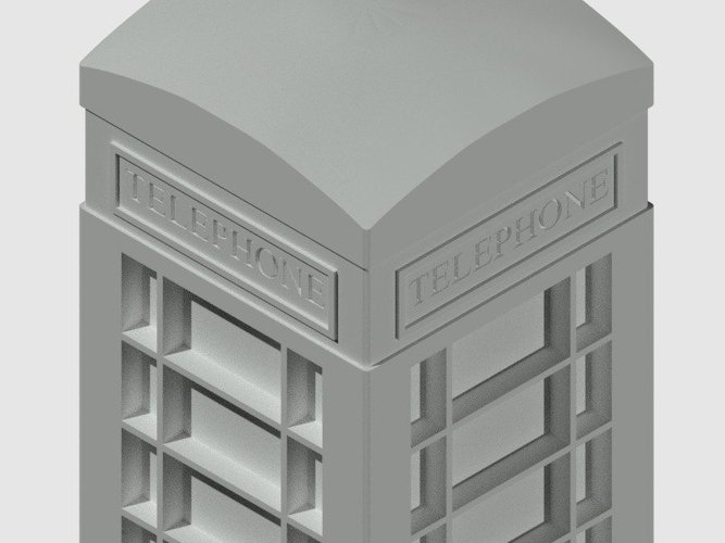 London Phone Booth 3D Print 39671