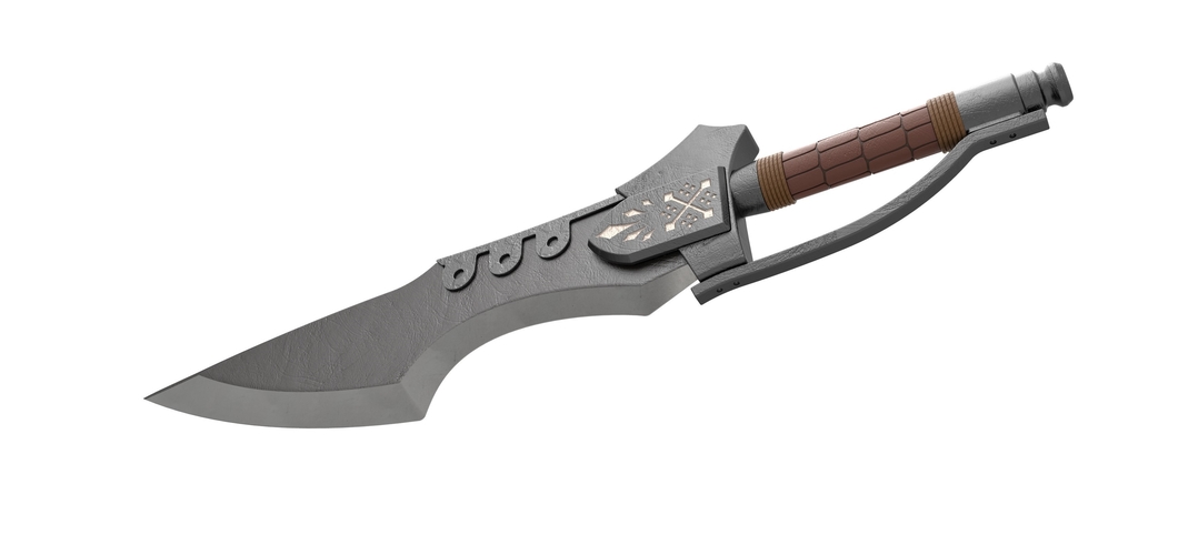 Flame blade from Monster Hunter 3D Print 396920 Flame blade from Monster Hunter 3D Print 396920