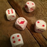 Small Custom Dice for Maker Games 3D Printing 39864