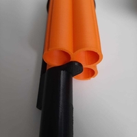 Small .40 Blowgun Revolving 4-Shot Magazine 3D Printing 399075