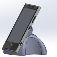 Small nokia 920 wireless stand 3D Printing 40048