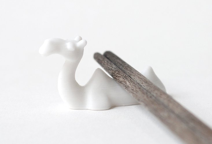 Camel Chopstick Stand 3D Print 40130