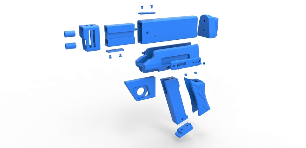 Blaster pistol from the movie Lost in space 1998 3D Print 403278 Blaster pistol from the movie Lost in space 1998 3D Print 403278