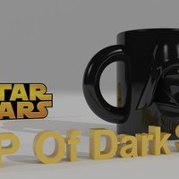 Small STAR WARS Darth Vader Glasses 3D Printing 40372