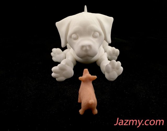3d Jointed Puppy Dog 3D Print 40441