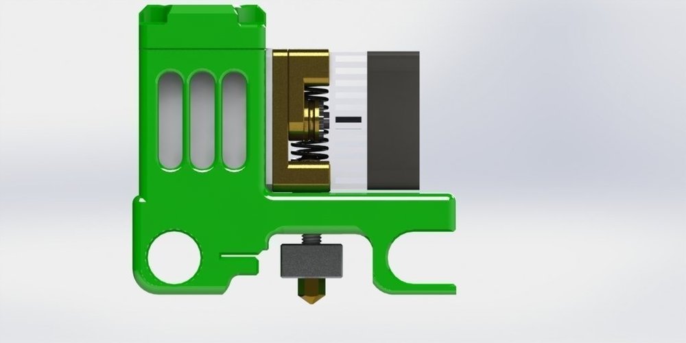 Da Vinci 1 3D Printer Extruder Carriage for MK8  3D Print 40585