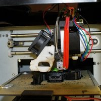 Small UP Mini extruder mag mount modified to accept a Nema 17 stepper 3D Printing 40610