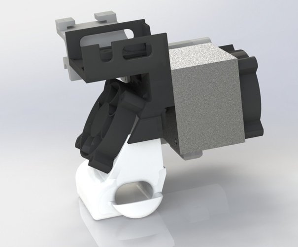 UP Mini extruder gear cooling mod 3D Print 40631