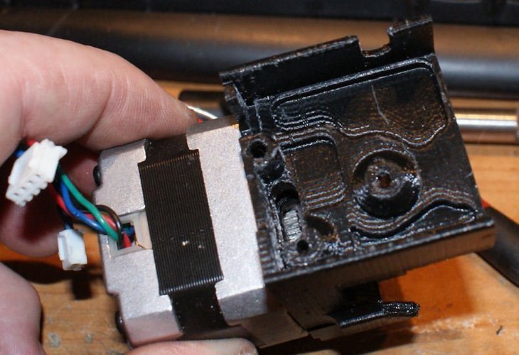 UP Mini extruder gear cooling mod 3D Print 40638