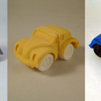 Small ModWheels Modular Toy Car Set 1 3D Printing 4075