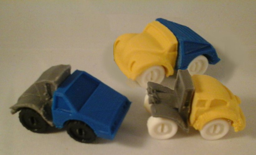ModWheels Modular Toy Car Set 1 3D Print 4076