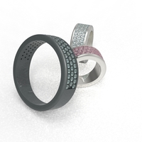 half way 3 raw wedding ring - Thumbnail 2