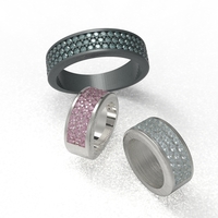 half way 3 raw wedding ring - Thumbnail 5