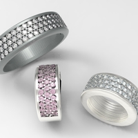 half way 3 raw wedding ring - Thumbnail 9