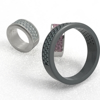 half way 3 raw wedding ring - Thumbnail 15