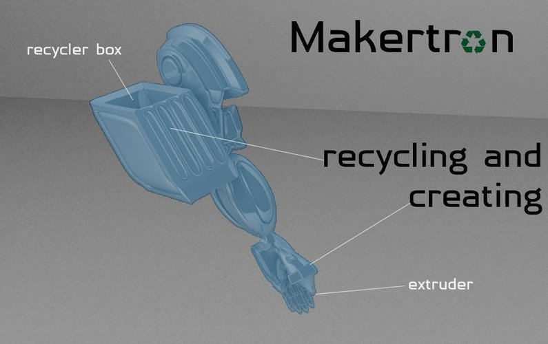 MAKERTRON.R3 he is really a maker. A 3d maker!  3D Print 41028