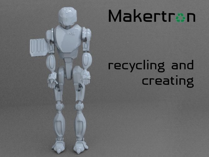 MAKERTRON.R3 he is really a maker. A 3d maker!  3D Print 41034