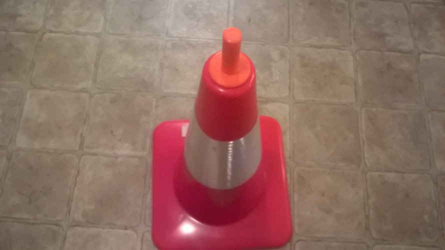 Yield Sign For Safety Cones 3D Print 41051 Yield Sign For Safety Cones 3D Print 41051