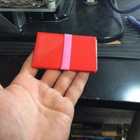 Small Extra thin wallet 3D Printing 41238