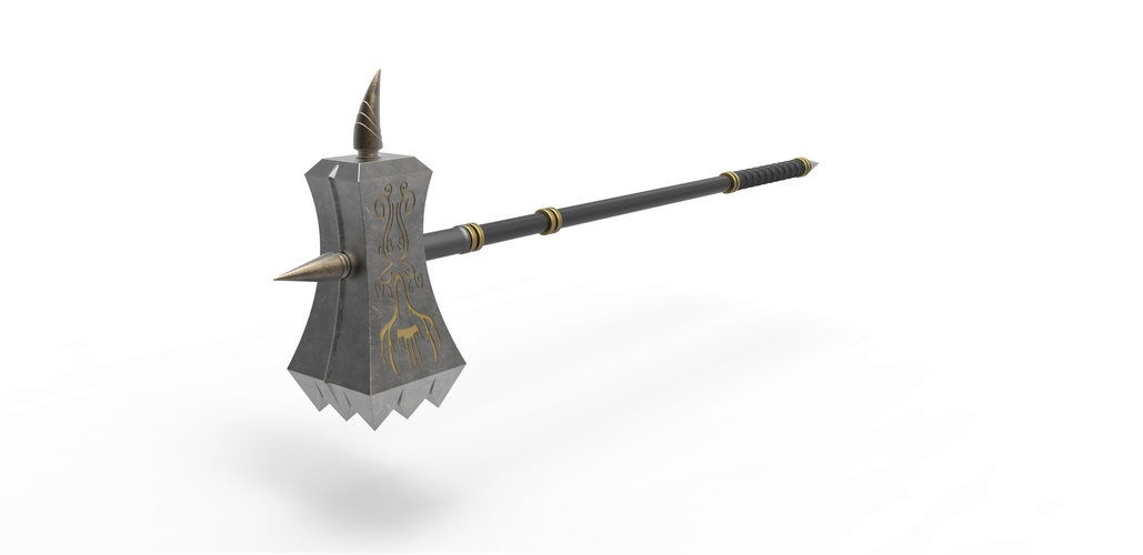 Warhammer of King Robert from Game of Thrones 3D Print 413423 Warhammer of King Robert from Game of Thrones 3D Print 413423