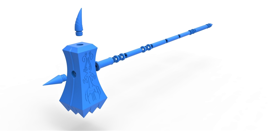 Warhammer of King Robert from Game of Thrones 3D Print 413442 Warhammer of King Robert from Game of Thrones 3D Print 413442