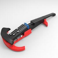 Small Easy printing Electric Violin. 3D Printing 41366