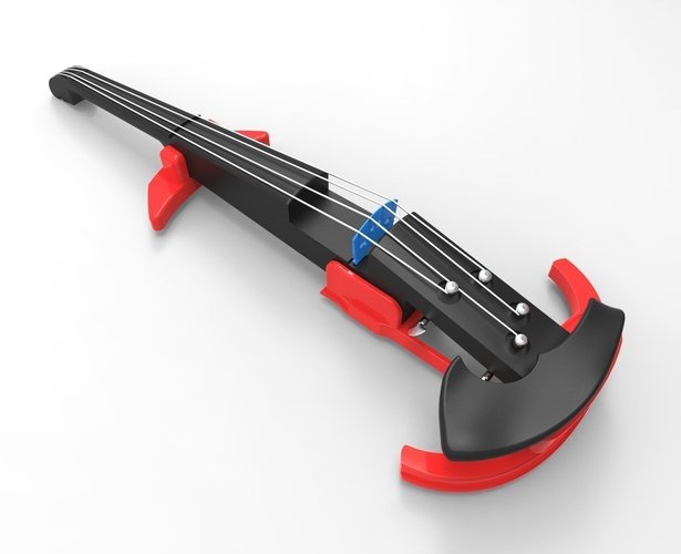 Easy printing Electric Violin. 3D Print 41368