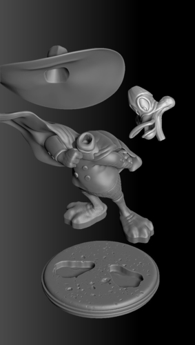 Чёрный плащ.Для 3д печати.STL. 3D Print 414300 Чёрный плащ.Для 3д печати.STL. 3D Print 414300